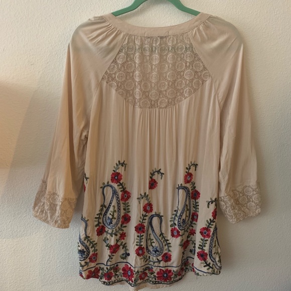 Figueroa & Flowers | Boho Peasant Blouse | L - Picture 2 of 8